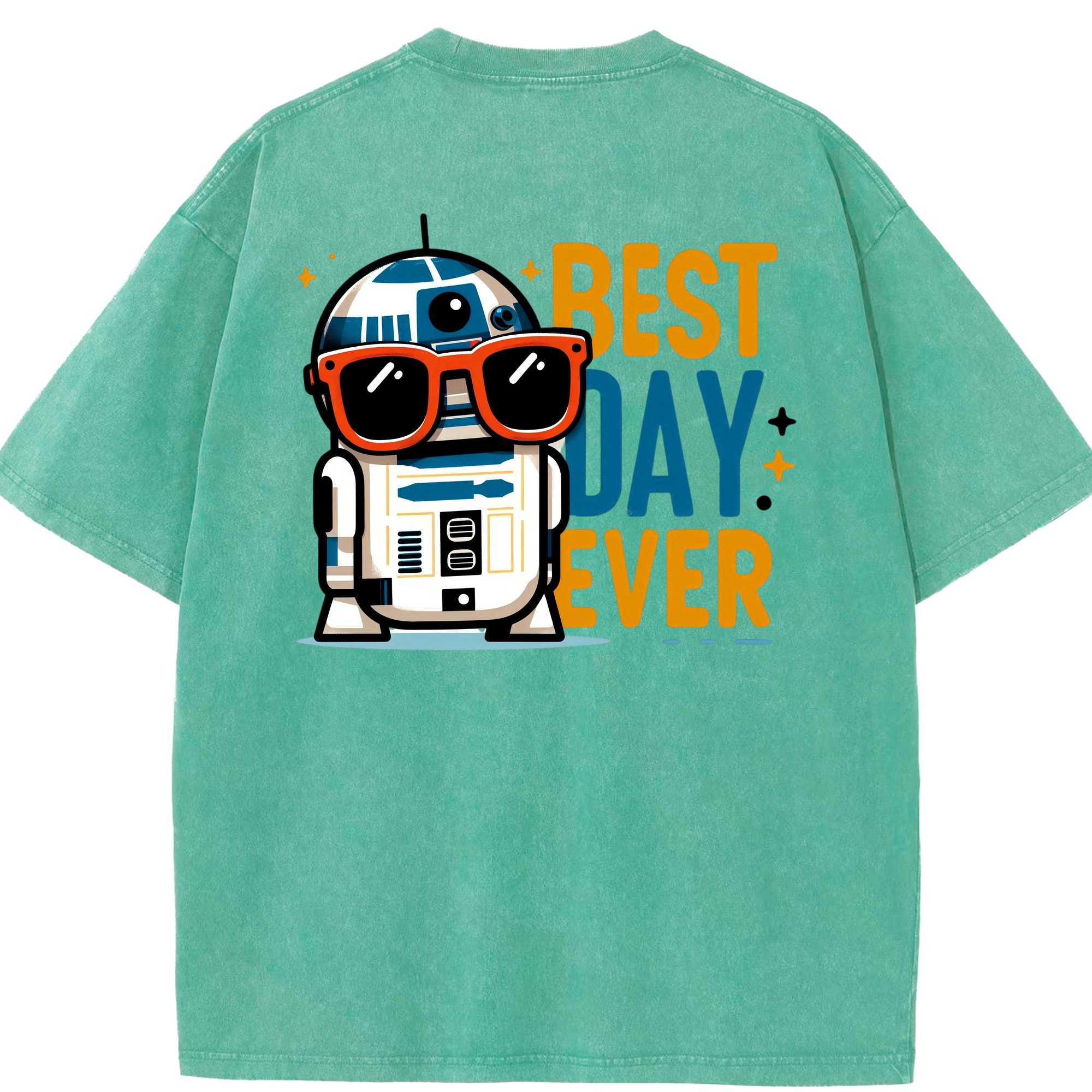 （画像用） スター・ウォーズ Star Wars 綿100% ヴィンテージ風 半袖Tシャツ（背面プリント）